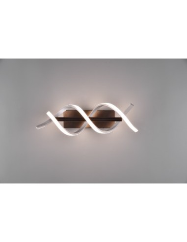 Applique LED 22W, 2800lm, 2300+3000+4000K, Aluminium Brossé intérieur | Trio