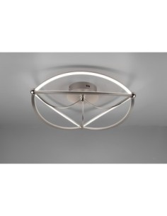 Trio – Charivari – Plafonnier LED intégré 42W avec variateur et finition nickel mat 2