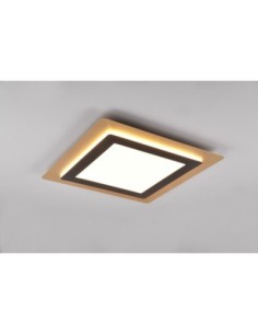Trio – Morgan – Plafonnier LED noir mat et or avec télécommande pour réglage de la lumière 2