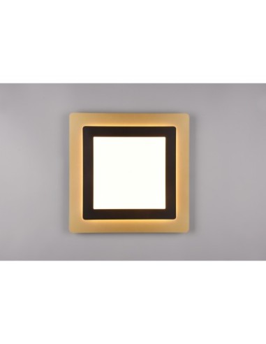 Plafonnier LED SMD, 6000lm, 2700 - 6500K, Noir et Or - Trio - Morgan