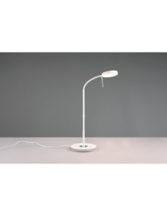 Trio – Monza – Lampe de table LED moderne en blanc mat avec variateur de luminosité 2