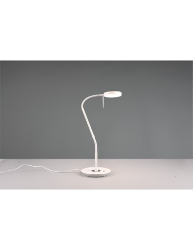 Trio – Monza – Lampe de table LED avec abat-jour flexible et éclairage réglable en couleur
