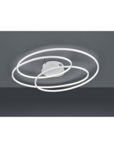Trio – Gale – Plafonnier LED design 50W blanc mat avec variateur SWITCH et 7000lm 2