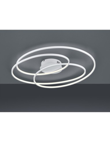 Trio – Gale – Luminaire de plafond moderne 80 cm, LED dimmable 3000K, IP20