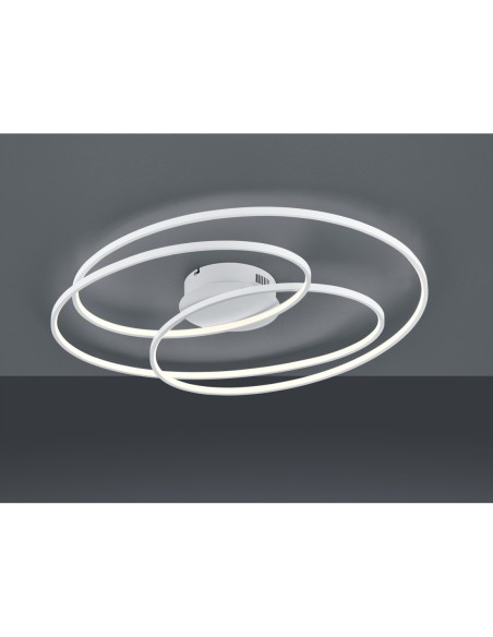 Trio – Gale – Luminaire de plafond moderne 80 cm, LED dimmable 3000K, IP20