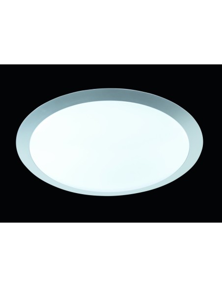 Trio – Gonzalo – Luminaire de plafond moderne LED 25W, blanc et titane