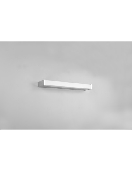Applique Murale LED,750lm, 3000K, IP44, Chrome et Blanc – Trio – Fabio