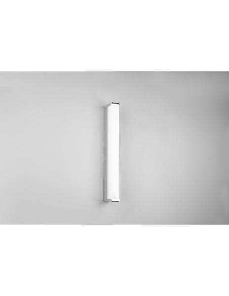 Applique Murale LED,750lm, 3000K, IP44, Chrome et Blanc – Trio – Fabio