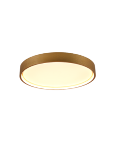Trio – Doha – Plafonnier LED en laiton mat, 29W, lumière réglable 2300-4000K