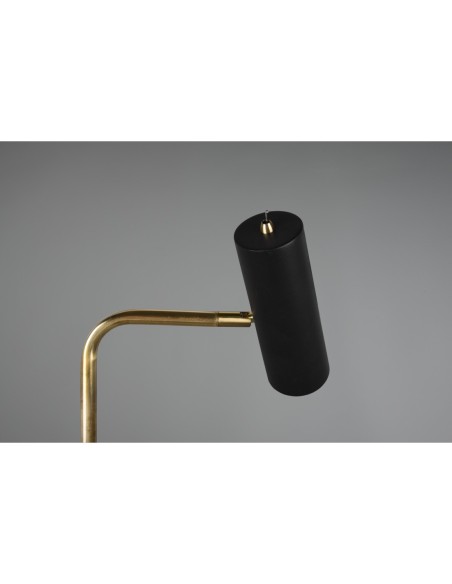 Trio – Marley – Éclairage design minimaliste laiton mat, hauteur réglable