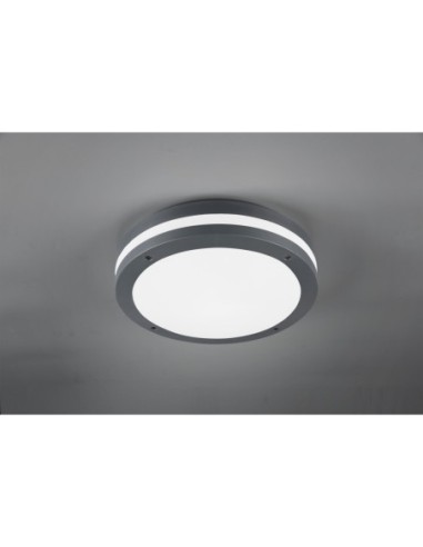 Trio – Piave – Luminaire LED extérieur, 1180lm, 3000K, IP54, design sobre anthracite