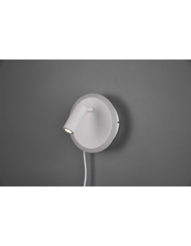 Applique Murale LED 5W, 550lm, 3000K – Blanc mat – Trio – Jordan