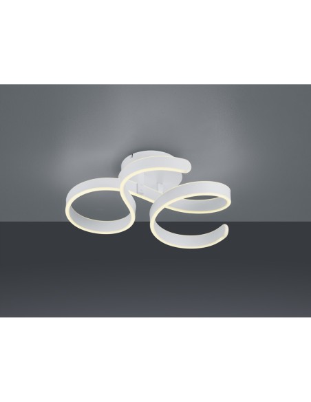 Trio – Francis – Plafonnier LED SMD 40W, 4650lm, 3000K, variateur SWITCH, blanc mat