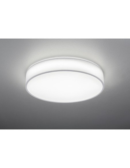 Trio – Lugano – Plafonnier LED 42W, 4900lm, 3000-5000K, design élégant et réglable par télécommande