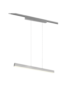 Trio – DUOline – Suspension 1x SMD LED, 29W, nickel mat, éclairage vers le haut et bas