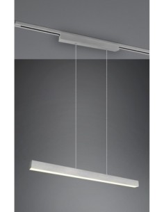 Trio – DUOline – Suspension 1x SMD LED, 29W, nickel mat, éclairage vers le haut et bas 2