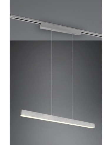 Trio – DUOline – Suspension 29W, 3400lm, 3000K, design moderne nickel mat, efficace et élégant
