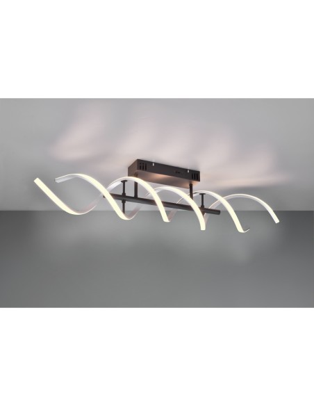 TRIO Sequence – Plafonnier moderne LED 41W, 3 températures de lumière & variateur SWITCH, ambiance personnalisable