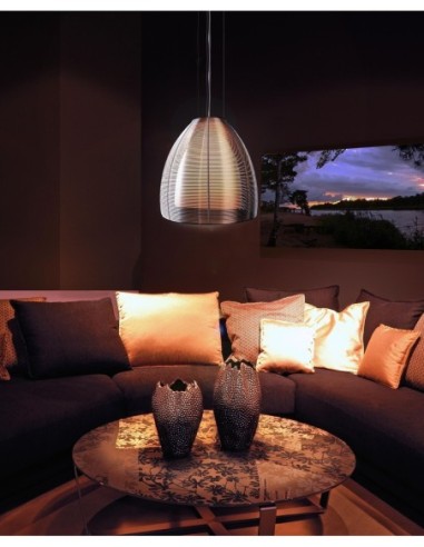 Suspension Led Filo Big Mob chrome  - Deko Light Leluminaireled.com