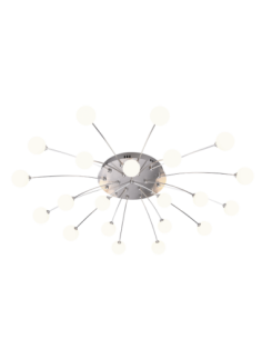 Trio Bullet – Plafonnier LED décoratif 21x1,5W, 3000K, variateur à 3 niveaux