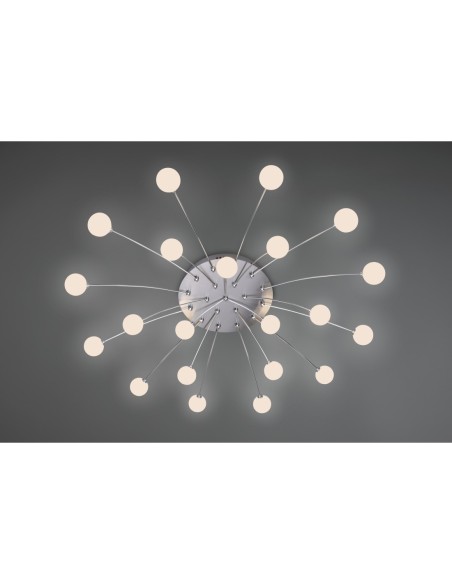 Plafonnier LED 21x1,5W dimmable par interrupteur, 3000K – Trio - Bullet