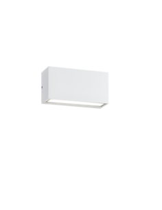 Applique LED extérieure Trent blanc mat 9W 1100 lumens IP65