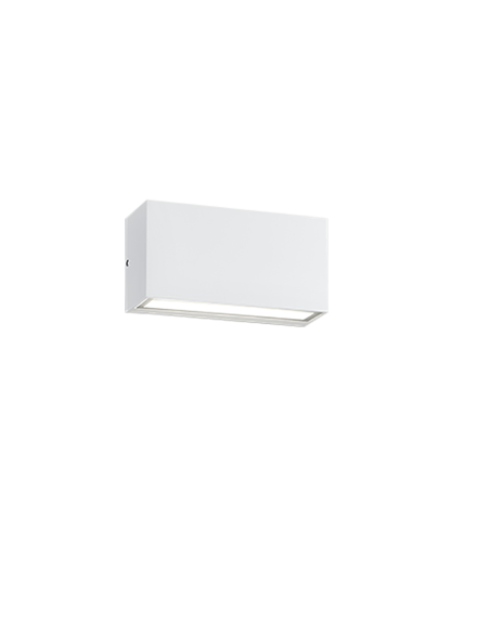 Applique LED extérieure Trent blanc mat 9W 1100 lumens IP65