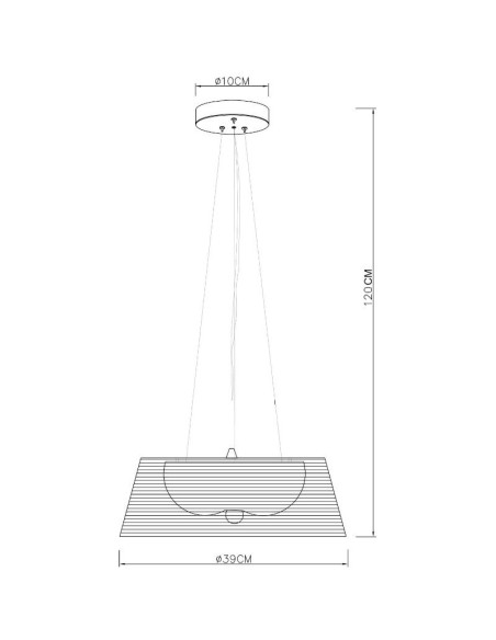 Suspension  Led Filo Sat chrome  - Deko Light Leluminaireled.com