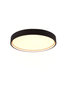 Trio DOHA – Plafonnier LED 29W, 3260lm, 2300-4000K, design minimaliste, noir mat et acrylique