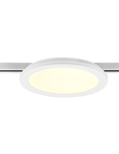 Trio Camillus – Plafonnier LED 13W, 1400lm, 3000K, blanc mat, pour rail DUOline
