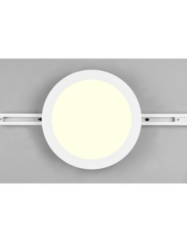 Plafonnier LED 13W blanc mat 1400 lm 3000K intérieur | Trio