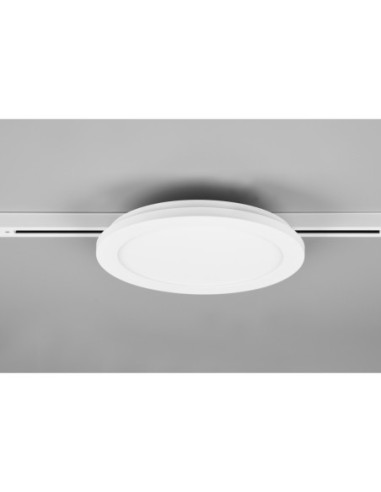 Plafonnier LED 13W blanc mat 1400 lm 3000K intérieur | Trio