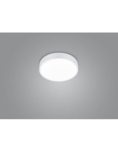 Trio Waco – Plafonnier LED 28W, 3200lm, CCT réglable 2300K-4000K, blanc mat, dimmable 2
