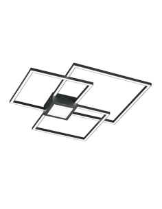Trio Hydra – Plafonnier LED 38W, 4400 lm, 3000K, variateur SWITCH, anthracite