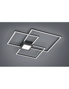 Trio Hydra – Plafonnier LED 38W, 4400 lm, 3000K, variateur SWITCH, anthracite 2