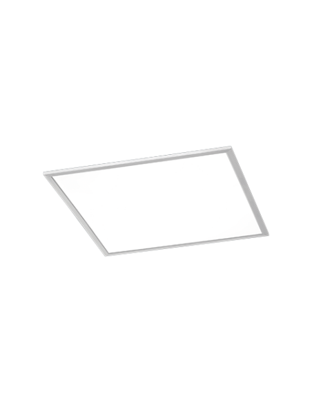 Trio Phoenix – Plafonnier LED 31W, 3600 lm, 3000K, dimmable, cadre nickel mat