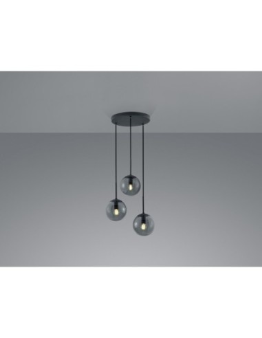 Trio Balini – luminaire suspendu 3xE14 au style moderne et chaleureux