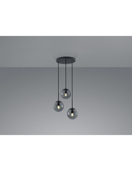 Trio Balini – luminaire suspendu 3xE14 au style moderne et chaleureux