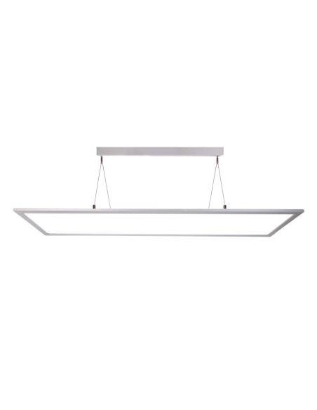 Panneau Led rectangulaire 30*120 transparent gris alu 3000 K - Deko Light Leluminaireled.com