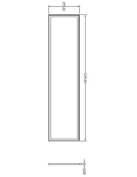 Panneau Led rectangulaire 30*120 transparent gris alu 3000 K - Deko Light Leluminaireled.com