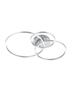 Trio Winona – Plafonnier LED 28W, 2700–6500K, 3200 lm, RGB, télécommande incluse