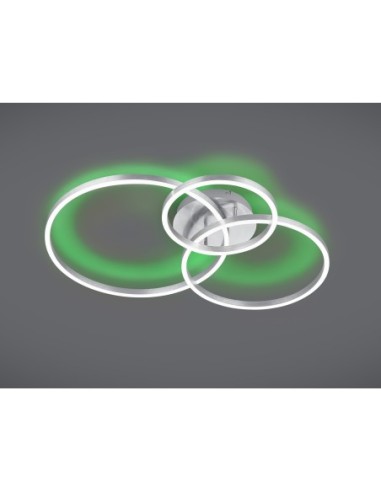 Trio Winona – Plafonnier moderne LED, lumière réglable, veilleuse & mémoire