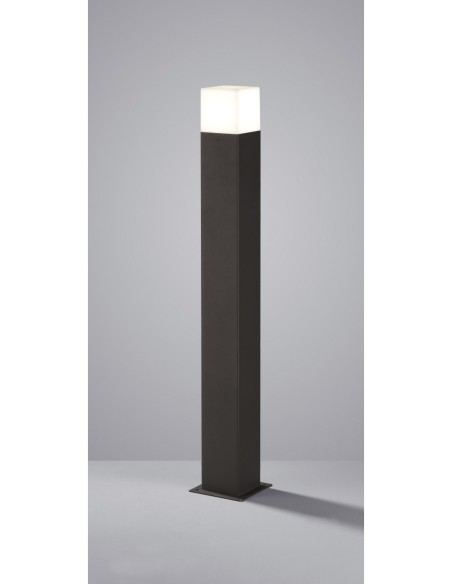 Trio HUDSON – Potelet de jardin LED 3,5W, 320 lm, IP44, fonte d'aluminium anthracite