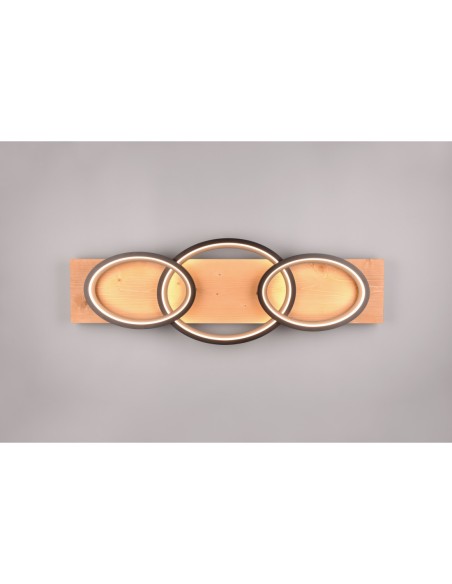 Trio BARCA – Plafonnier LED 40W, lumière douce et indirecte, variateur SWITCH intégré