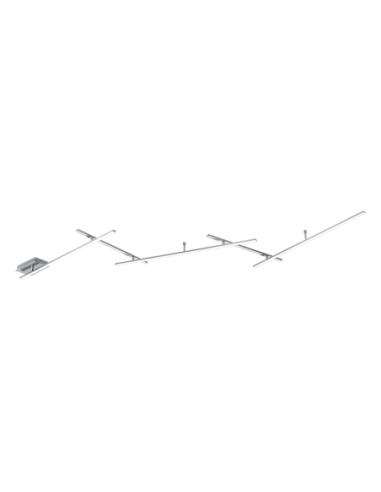 Trio INDIRA – Plafonnier/Applique LED 25W, 3000 lm, 3000K, nickel mat, dimmable SWITCH