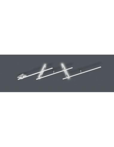 Trio INDIRA – Plafonnier design LED orientable 25W, 245 cm max, variateur 3 niveaux