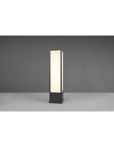 Borne extérieure LED 15W, 1700Lm, 3000K, Aluminium Anthracite - Trio - Fuerte