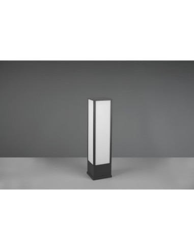 Borne extérieure LED 15W, 1700Lm, 3000K, Aluminium Anthracite - Trio - Fuerte