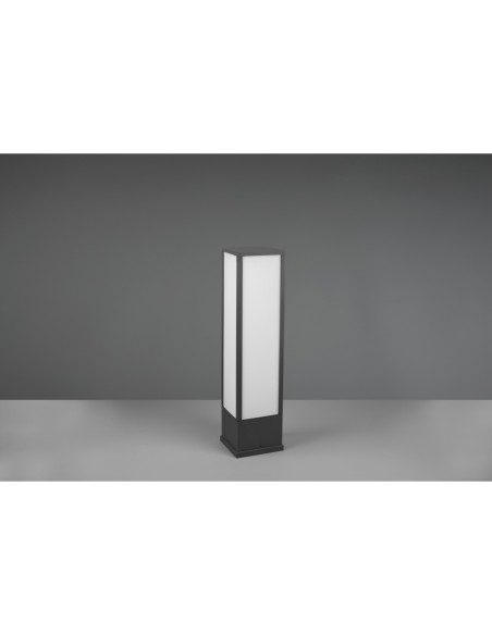 Borne extérieure LED 15W, 1700Lm, 3000K, Aluminium Anthracite - Trio - Fuerte