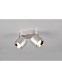 Trio Guayana – Plafonnier moderne avec 2 spots flexibles en nickel mat, design élégant pour éclairage ciblé 2